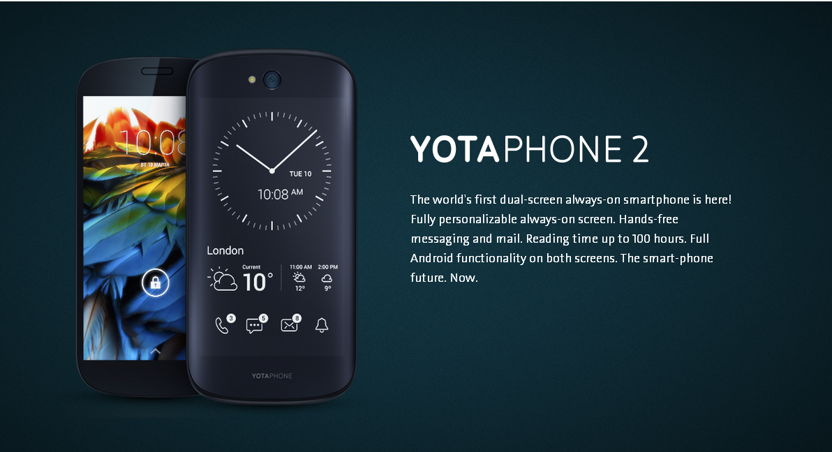 俄罗斯YoTaPhone智能手机官网