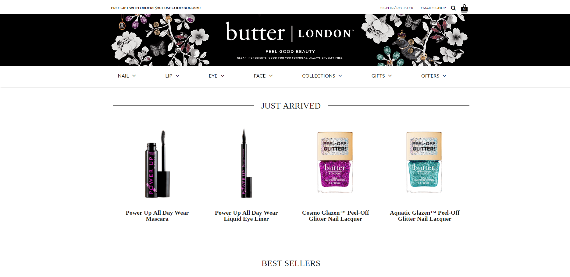 butter LONDON官网