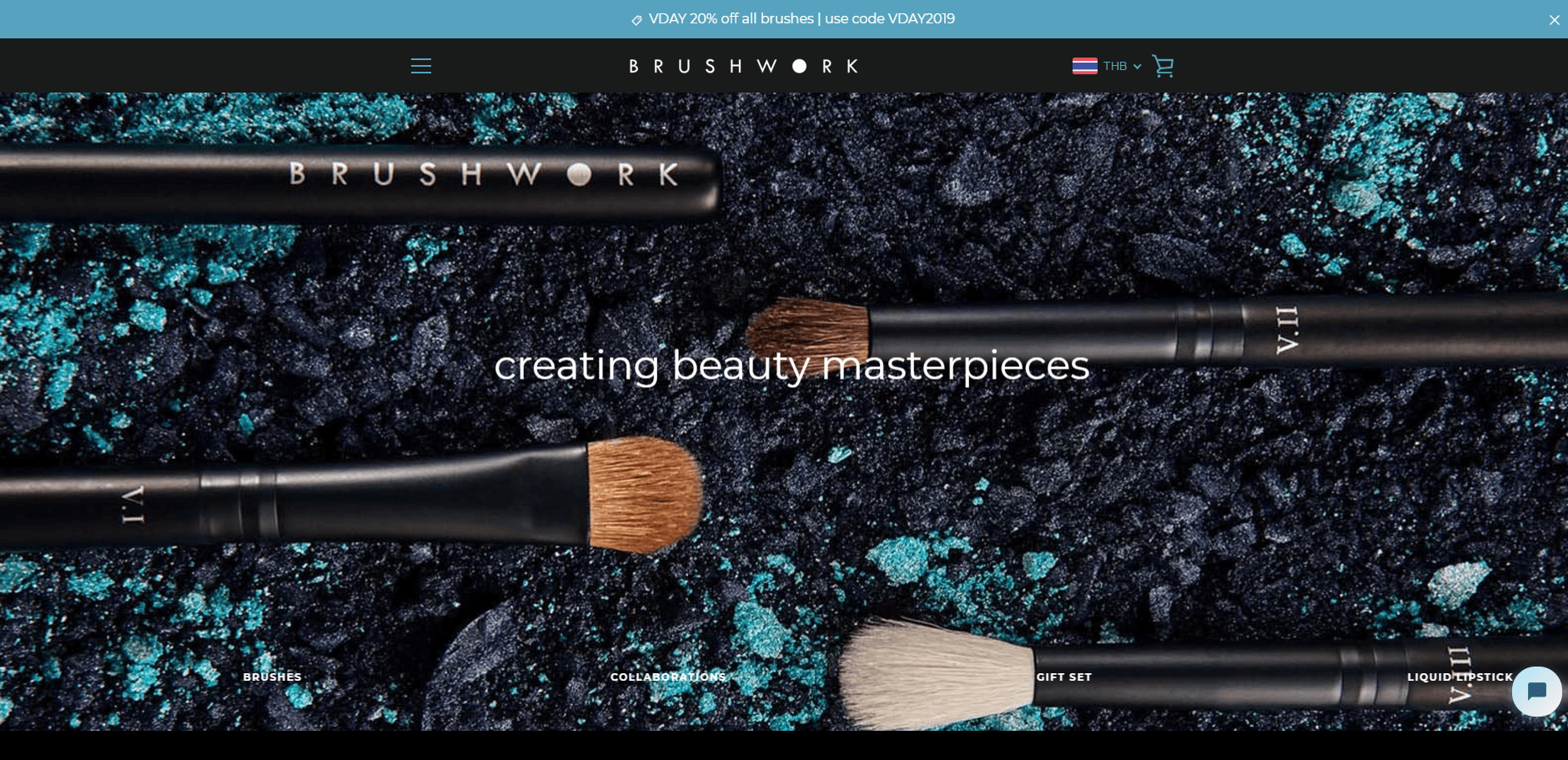 Brushworks官网 英国的化妆工具品牌Brush Works