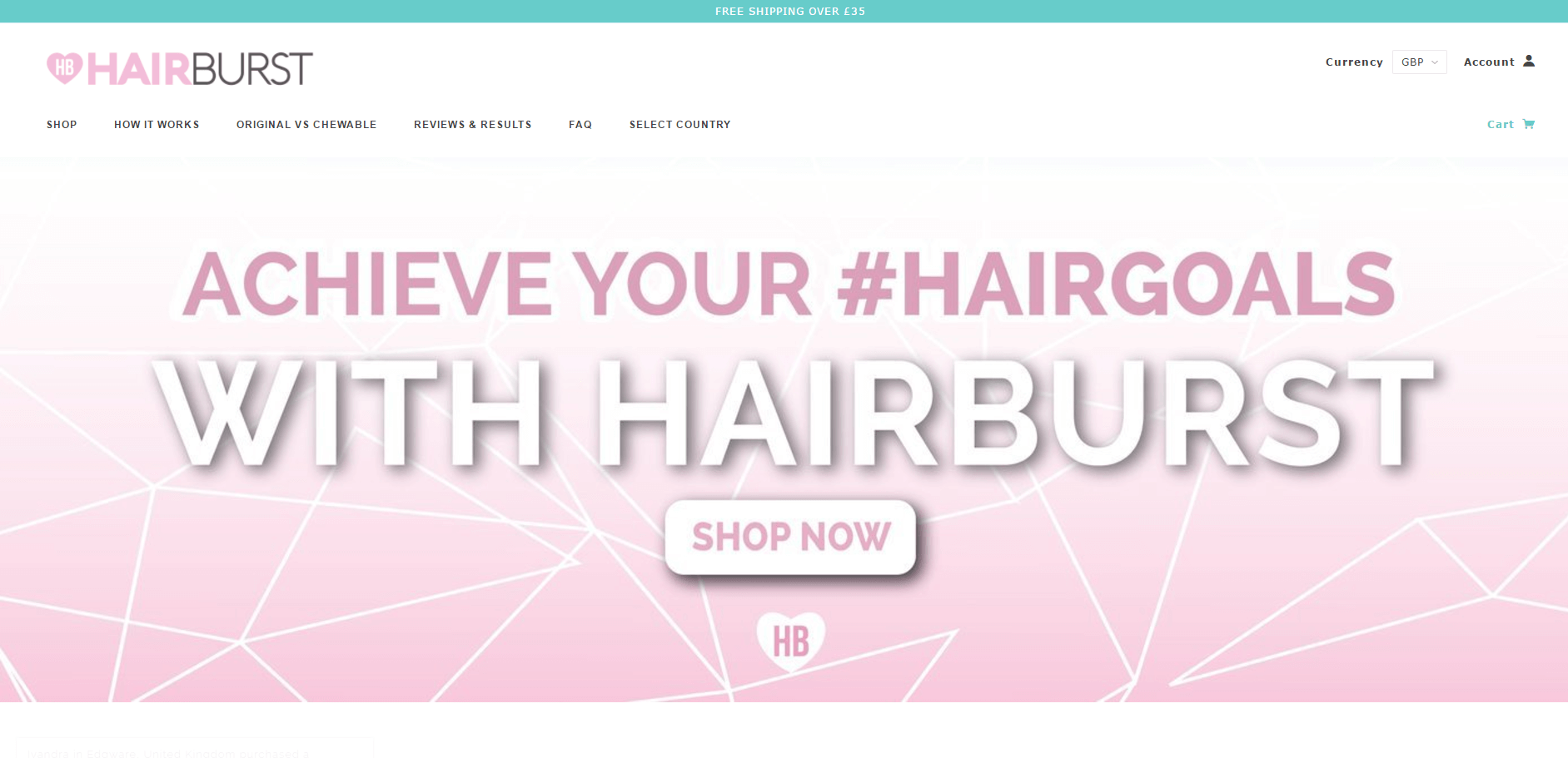 Hairburst官网