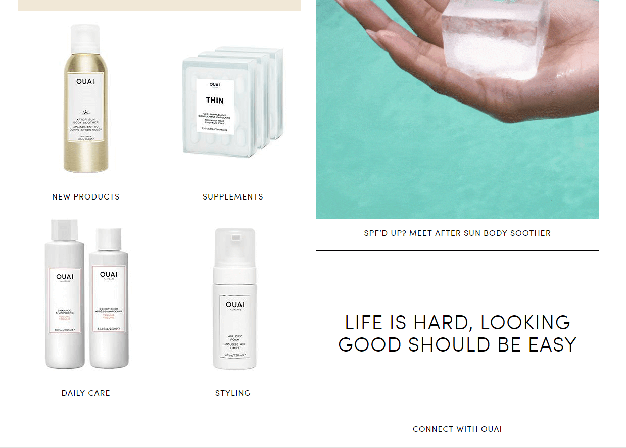 OUAI Haircare官网-美国小众性冷淡护发品牌