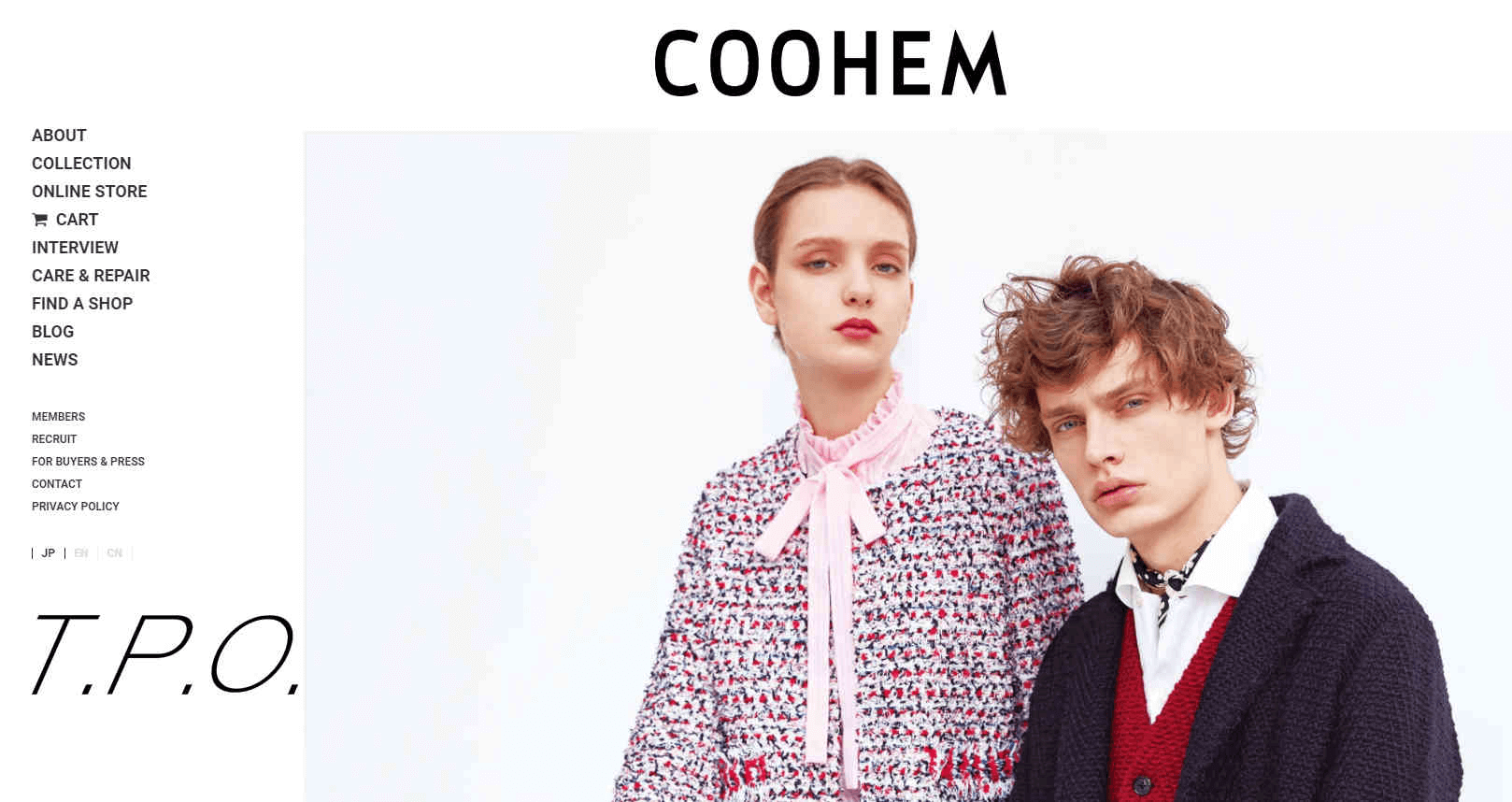 Coohem官网-日本高端针织品牌 应用复杂的日本针织技术’kóuhen’